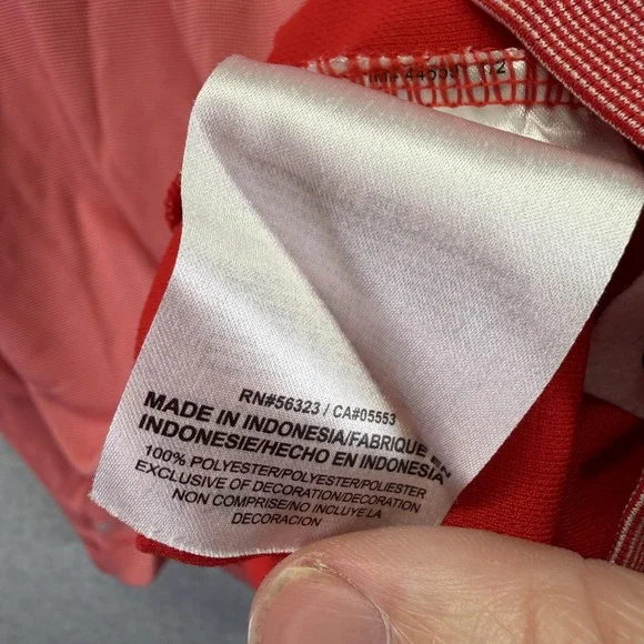 Ohio State Buckeyes Polo Shirt Mens Large Red NCAA Football Nike Dri-FIT - Picture 7 of 9